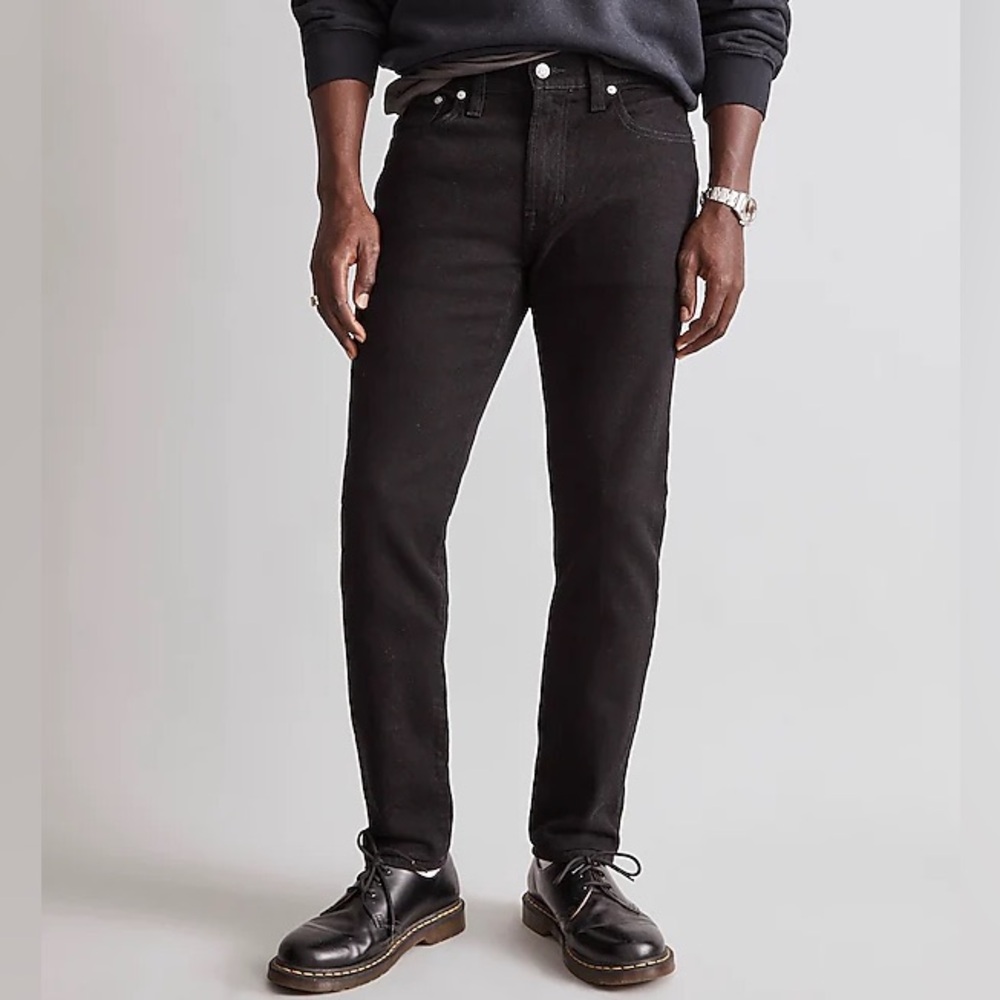 Madewell Athletic Slim Jeans In Black 38 X 34 NWT